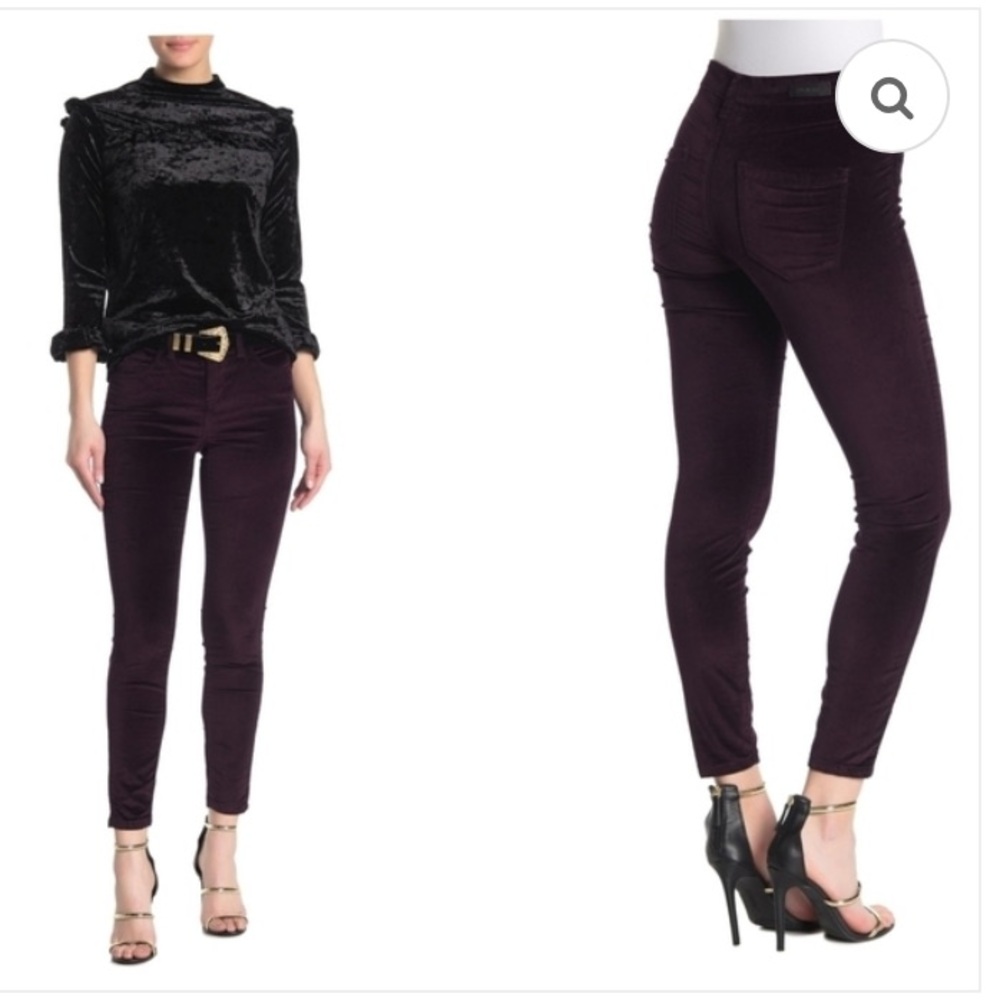 BLANKNYC Crybaby Velour Skinny Jeans NWT Sz 28